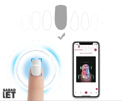 تشخیص خودکار پرینتر ناخن O'2NAILS مدل V11